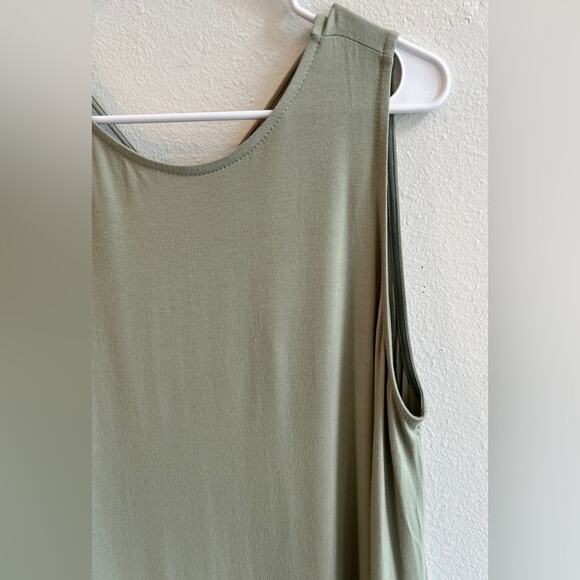 Lulus NWT Sage Green Mini Tanks Swing Dress size 2X - Picture 3 of 8